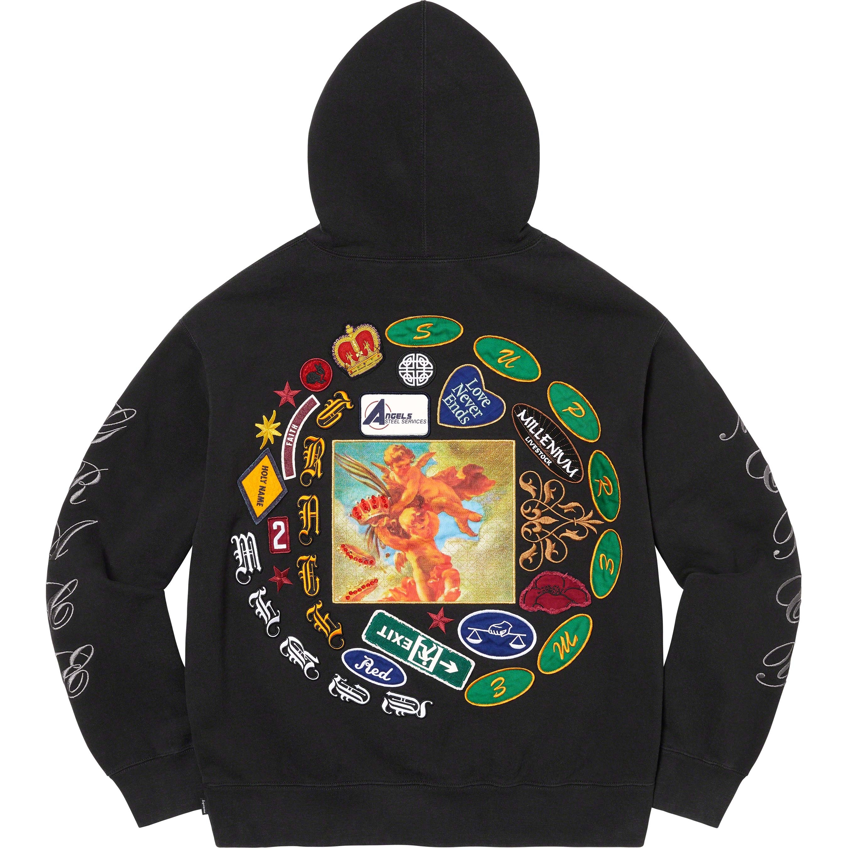 Patches Spiral Hooded Sweatshirt view 2